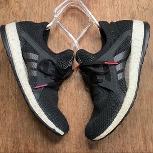 Adidas Pure Boost X Running Shoes Black BB4967 Size Womens Size 8